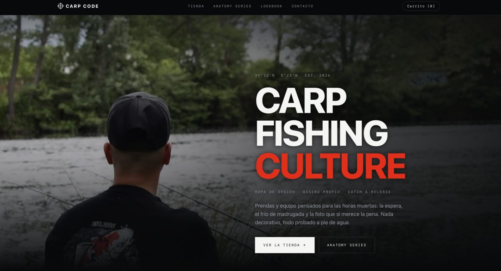 Sección Anatomy Series de la tienda Carp Code