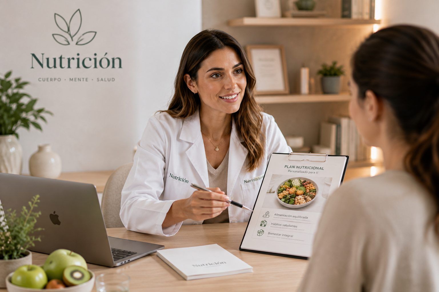 Sesión de consulta en Nutrición Clara Lanuza
